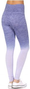SERENITA E38A Workout yoga long leggings ombre print Lavender
