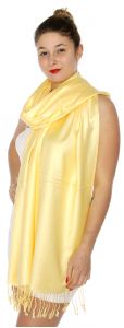 serenita D45 Silky Solid Wedding Pashmina 44 Mellow