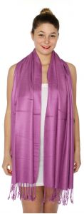 serenita D45 Silky Solid Wedding Pashmina 45 C berry