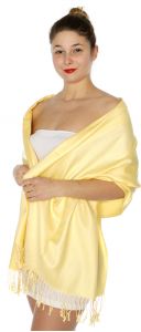 serenita D45 Silky Solid Wedding Pashmina 44 Mellow