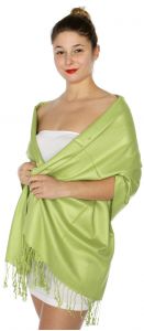 serenita D45 Silky Solid Wedding Pashmina 51 Margarita