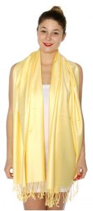 serenita D45 Silky Solid Wedding Pashmina 44 Mellow