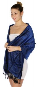 serenita D14 Symmetrical big paisley pashmina RB