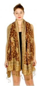 serenita D32 Outlined paisley Pashmina 12 fashionunic