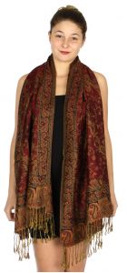 serenita D32 Outlined paisley Pashmina 02 fashionunic