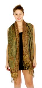 serenita D32 Outlined paisley Pashmina 17 fashionunic