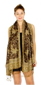 serenita D32 Outlined paisley Pashmina 09 fashionunic