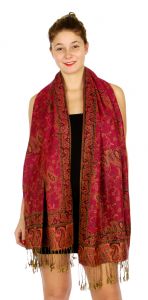 serenita D32 Outlined paisley Pashmina 03 fashionunic