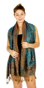 serenita D32 Outlined paisley Pashmina 13 fashionunic