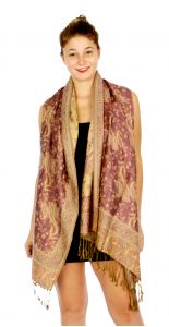 serenita D32 Outlined paisley Pashmina 22 fashionunic