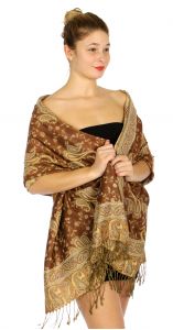 serenita D32 Outlined paisley Pashmina 12 fashionunic