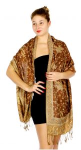 serenita D32 Outlined paisley Pashmina 12 fashionunic