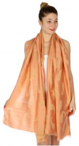 serenita D34 Reversible baby paisley pashmina Peach