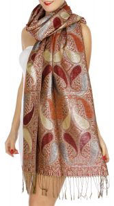 serenita D10 Lurex Paisley Pashmina 05 fashionunic