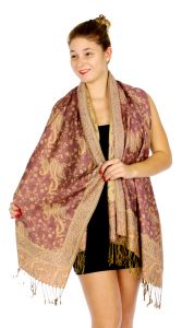 serenita D32 Outlined paisley Pashmina 22 fashionunic
