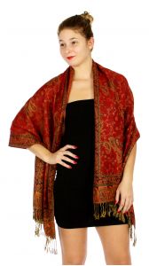 serenita D32 Outlined paisley Pashmina 01 fashionunic