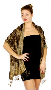 serenita D32 Outlined paisley Pashmina 09 fashionunic