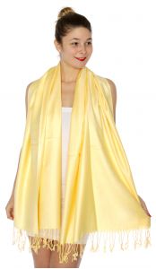 serenita D45 Silky Solid Wedding Pashmina 44 Mellow