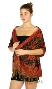 serenita D32 Outlined paisley Pashmina 05 fashionunic