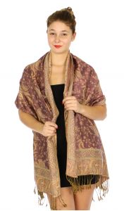 serenita D32 Outlined paisley Pashmina 22 fashionunic