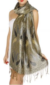 serenita D10 Lurex Paisley Pashmina 02 fashionunic