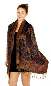 serenita D32 Outlined paisley Pashmina 19 fashionunic