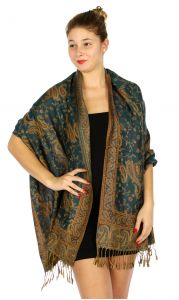 serenita D32 Outlined paisley Pashmina 21 fashionunic