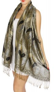 serenita D10 Lurex Paisley Pashmina 01 fashionunic