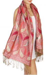 serenita D10 Lurex Paisley Pashmina 06 fashionunic