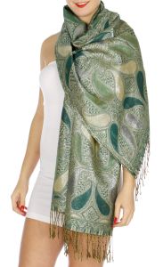 serenita D10 Lurex Paisley Pashmina 09 fashionunic