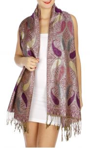 serenita D10 Lurex Paisley Pashmina 08 fashionunic