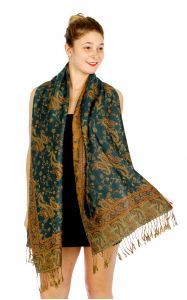 serenita D32 Outlined paisley Pashmina 21 fashionunic