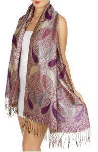 serenita D10 Lurex Paisley Pashmina 08 fashionunic