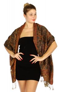 serenita D32 Outlined paisley Pashmina 23 fashionunic