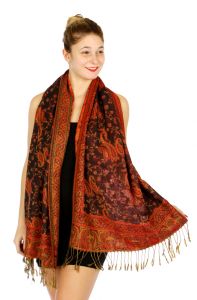 serenita D32 Outlined paisley Pashmina 05 fashionunic