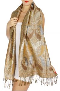 serenita D10 Lurex Paisley Pashmina 15 fashionunic