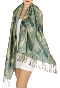 serenita D10 Lurex Paisley Pashmina 09 fashionunic