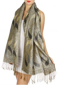 serenita D10 Lurex Paisley Pashmina 02 fashionunic