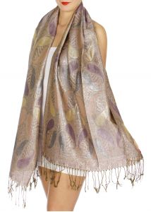 serenita D10 Lurex Paisley Pashmina 13 fashionunic