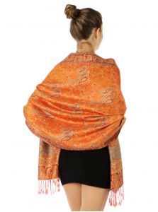 serenita D32 Outlined paisley Pashmina 07 fashionunic