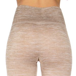 SERENITA E36A Workout yoga long leggings ombre print Mocha