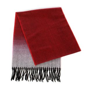 SERENITA O70 Ombre cashmere feel scarf 51507 Red