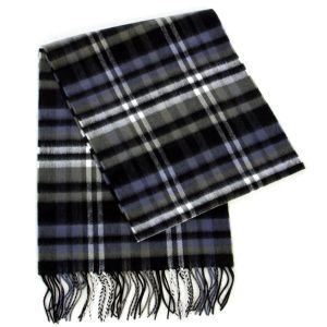 SERENITA Multicolored striped cashmere feel scarf