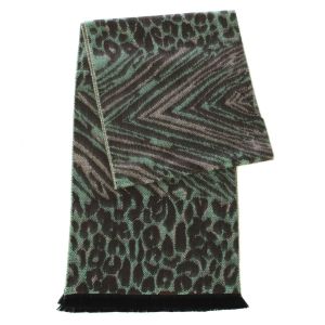 SERENITA O64 Cashmere feel scarf 94002 Abstract Mint