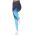 SERENITA E38A Workout yoga long leggings ombre print Navy/Blue