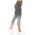 Wholesale A27C Active heathered ombre capri leggings Charcoal