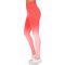SERENITA E36A Workout yoga long leggings ombre print Coral/Pink