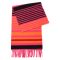 SERENITA O63 Multiple Color Stripe Cashmere Feel Scarf 93002