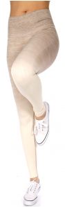 SERENITA E36A Workout yoga long leggings ombre print Mocha