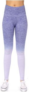 SERENITA E38A Workout yoga long leggings ombre print Lavender